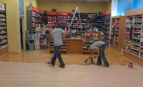 GNC Eden Prairie sanding and refinishing